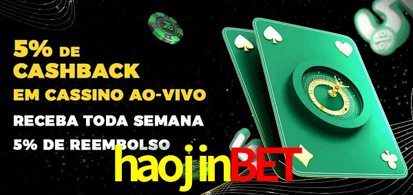 Promoções do cassino ao Vivo haojinbet